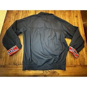 Vintage Peters All Weather Sportswear Jacket Size 36 Hidden Southern Flag Cuffs